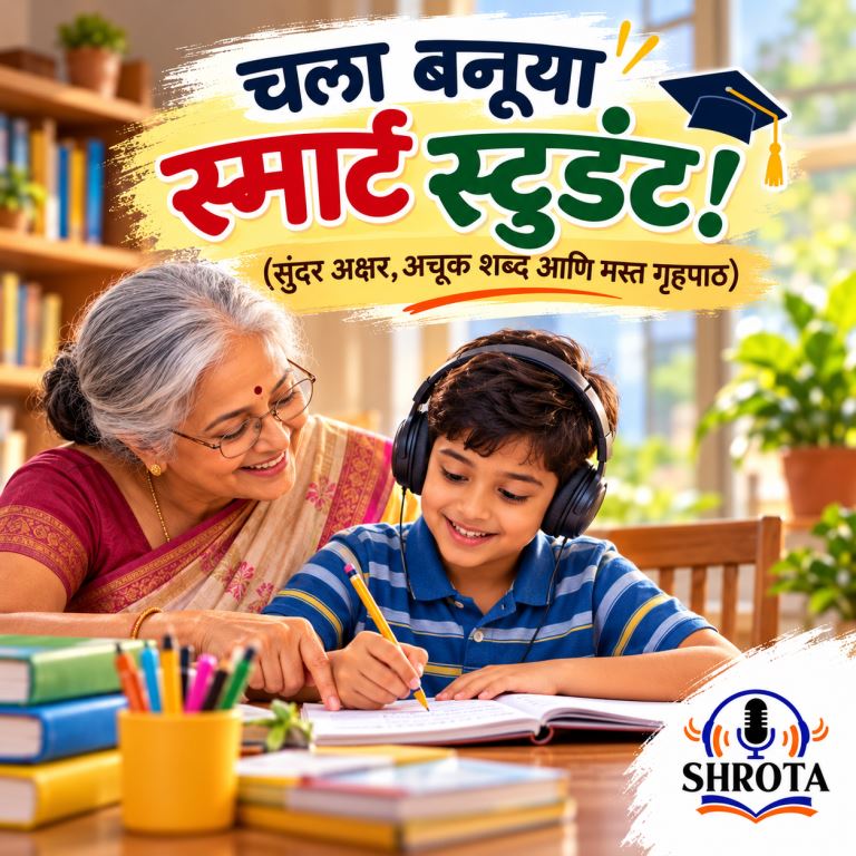 चला बनूया स्मार्ट स्टुडंट! (सुंदर अक्षर, अचूक शब्द आणि मस्त गृहपाठ)