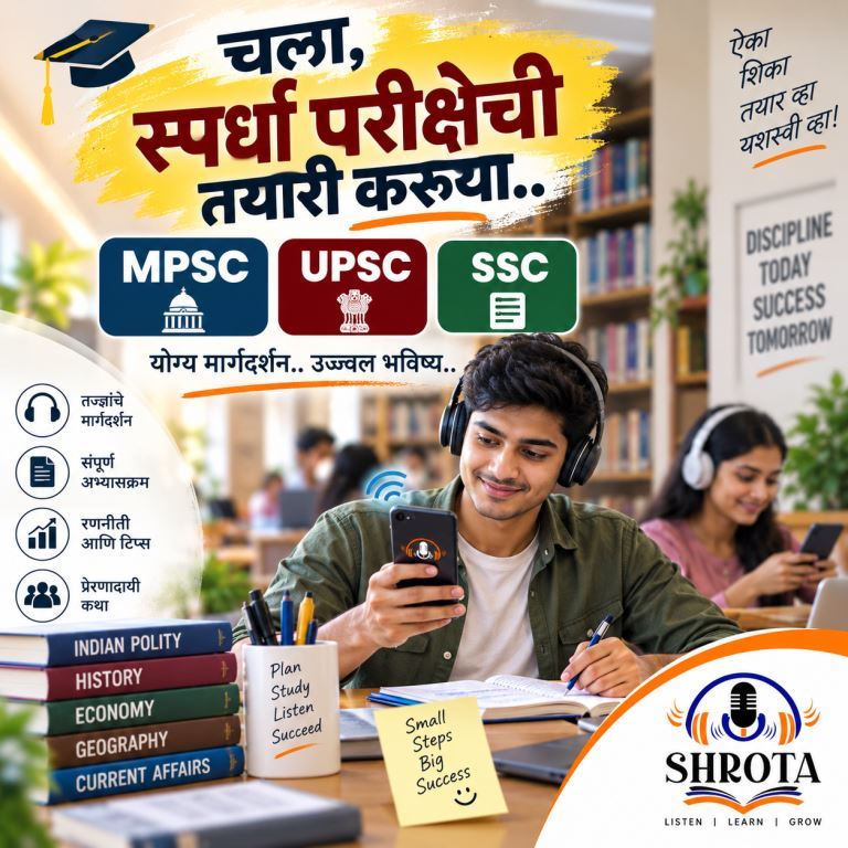 चला, स्पर्धा परीक्षेची तयारी करूया..