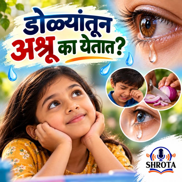डोळ्यांतून अश्रू का येतात? | आपले शरीर आणि सवयी