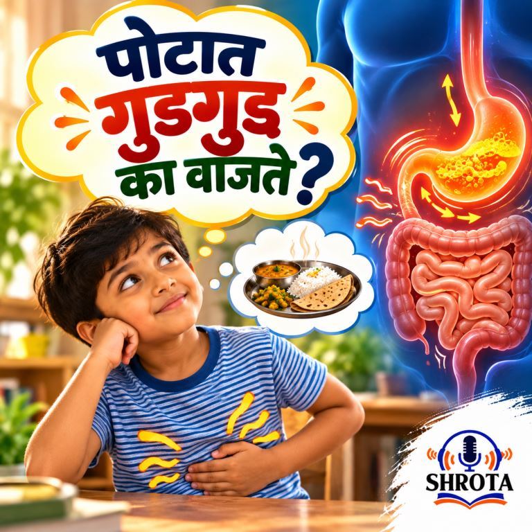 पोटात गुडगुड का वाजते?